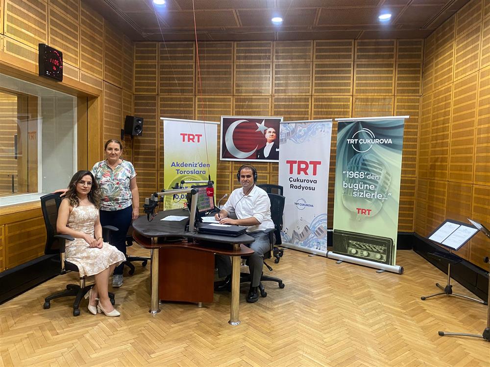 TRT Çukurova Radyo Müdürlüğünde Diyabet Hastalarında Beslenme Ve Su Tüketiminin Önemi Konulu Program